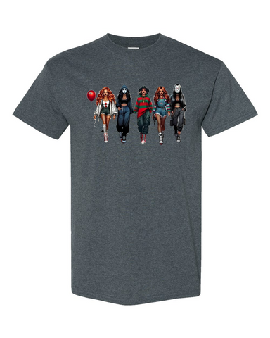 Womens Horror Halloween Funny TShirt